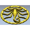 Скорпион в круге - 3D модель в формате STL для ЧПУ