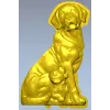 Devoted Retriever - detailed STL 3D model for CNC carving