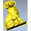 Devoted Retriever - detailed STL 3D model for CNC carving