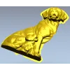Devoted Retriever - detailed STL 3D model for CNC carving