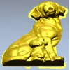 Devoted Retriever - detailed STL 3D model for CNC carving