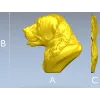 Labrador Retriever Head Relief - STL 3D Model for CNC