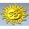 3D модель STL - Солнечный медальон для ЧПУ
