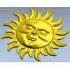 3D модель STL - Солнечный медальон для ЧПУ