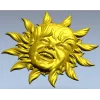 Radiant Sunling - Sun Face High-Relief STL