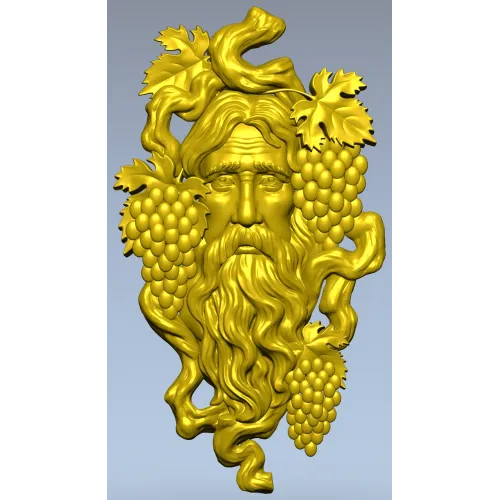 Elder of the Vine - detailed 3D STL model for CNC