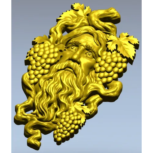 Elder of the Vine - detailed 3D STL model for CNC