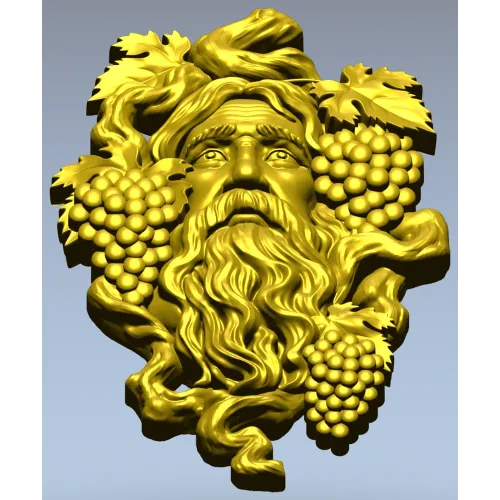 Elder of the Vine - detailed 3D STL model for CNC