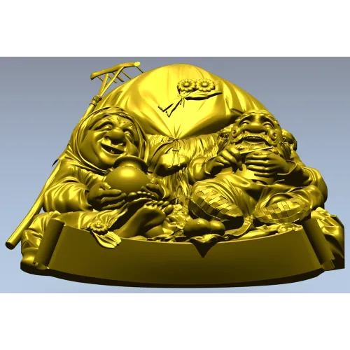 Старики под покрывалом - 3D модель STL для ЧПУ, рельефная панель