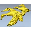 Рельефная 3D модель - "Полет уток" в формате STL для ЧПУ