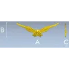 Owl in Flight - STL 3D model for CNC relief carving