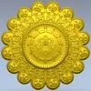 Барочный циферблат - 3D модель STL для ЧПУ