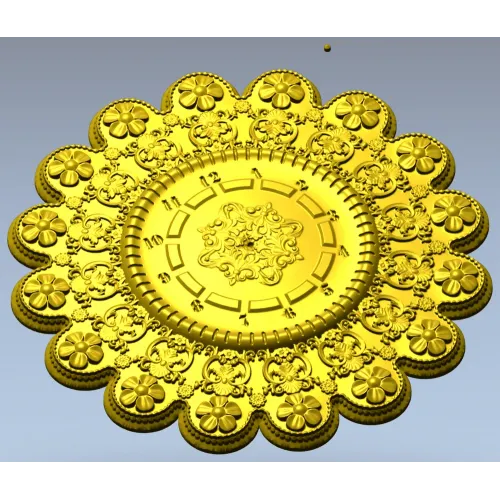 Барочный циферблат - 3D модель STL для ЧПУ