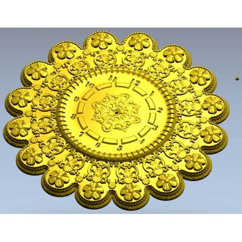 Барочный циферблат - 3D модель STL для ЧПУ