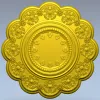 STL модель декоративных часов "Флора" - 3D модель stl для ЧПУ
