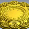 STL модель декоративных часов "Флора" - 3D модель stl для ЧПУ