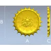 Циферблат "Солнечная корона" - 3D модель STL для ЧПУ