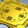 Барочный квадратный циферблат - 3D модель STL для ЧПУ