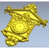 Барочный настенный циферблат - STL модель для ЧПУ