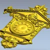 Барочный настенный циферблат - STL модель для ЧПУ