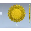 Барочный циферблат STL для ЧПУ - Венец времени