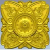 Ornate Clock Face Rosette 3D Model STL for CNC Milling