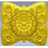 Decorative Floral Clock Face 3D Model for CNC Milling in STL Format