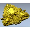 Барочный циферблат с ангелочками - 3D модель в формате STL для ЧПУ