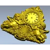 Барочный циферблат с ангелочками - 3D модель в формате STL для ЧПУ