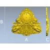 Барочный циферблат с ангелочками - 3D модель в формате STL для ЧПУ