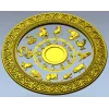 Chinese Zodiac Clock Face STL Model for CNC
