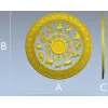 Chinese Zodiac Clock Face STL Model for CNC