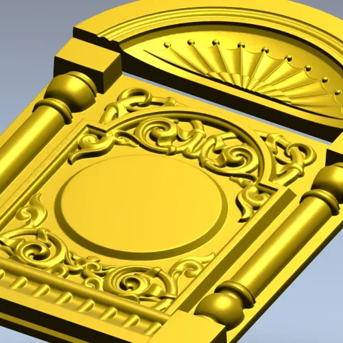 Мантийный корпус с медальоном - 3D модель STL для ЧПУ