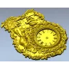 Пиратская барочная панель с циферблатом - 3D модель STL для ЧПУ