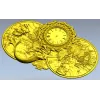 Русалочка на антикварных картах - 3D модель STL для ЧПУ