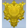 Барочный картуш с ангелами - STL 3D модель для ЧПУ