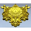 Барочный картуш с ангелами - STL 3D модель для ЧПУ