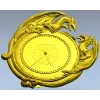 3D модель настенных часов "Драконий Страж" в формате STL