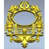 Неоклассическая 3D модель часов в формате STL для ЧПУ - картуш с лирой