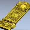 Панель-часы "Королевский страж" - 3D модель STL для ЧПУ