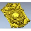 Резной картуш с циферблатом - 3D модель STL для ЧПУ