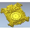 Барочный циферблат с путти - 3D модель STL для ЧПУ