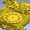 Барочный циферблат с путти - 3D модель STL для ЧПУ