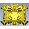 Барочный циферблат с путти - 3D модель STL для ЧПУ