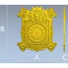 Барочный циферблат с путти - 3D модель STL для ЧПУ