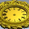 Рельефный рококо циферблат - 3D модель STL для ЧПУ