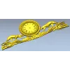 Барочный фриз с часами и гончими - STL модель для ЧПУ