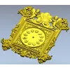 Часовой картуш "Амуры и Ракушка" - 3D модель STL для ЧПУ