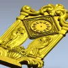 Барельефные декоративные часы для ЧПУ (STL)