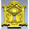 Барельефные декоративные часы для ЧПУ (STL)